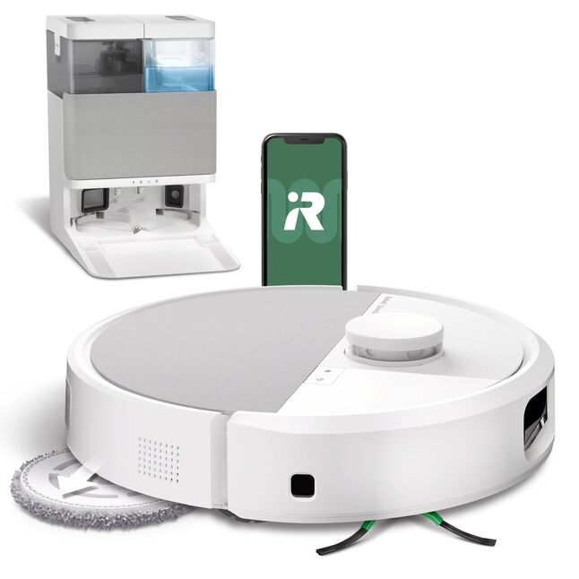 Roomba® Plus 505 Combo Robot + AutoWash™ Dock - White